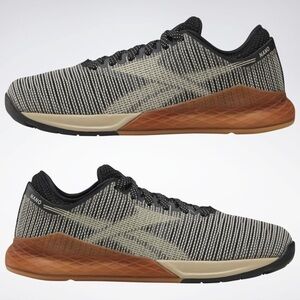 Reebok Nano 9 Black Gum Khaki Men Gym Cross Training Fitness Shoes DV6359 Sz 7.5